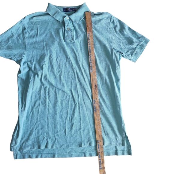 Polo Ralph Lauren Polo Shirt Sz XL Seafoam Classic Fit Embroidered Pink Pony - Picture 13 of 14
